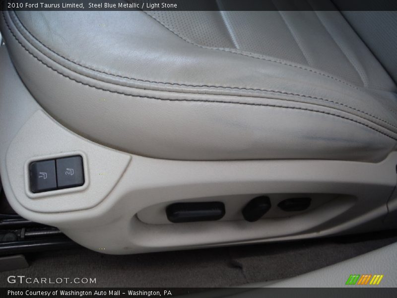 Steel Blue Metallic / Light Stone 2010 Ford Taurus Limited