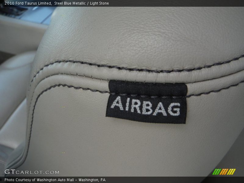 Steel Blue Metallic / Light Stone 2010 Ford Taurus Limited