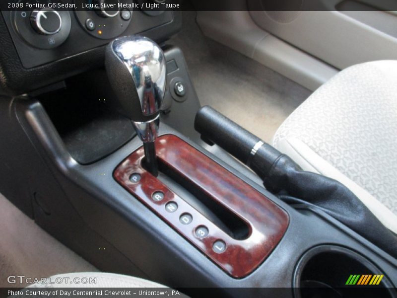 Liquid Silver Metallic / Light Taupe 2008 Pontiac G6 Sedan