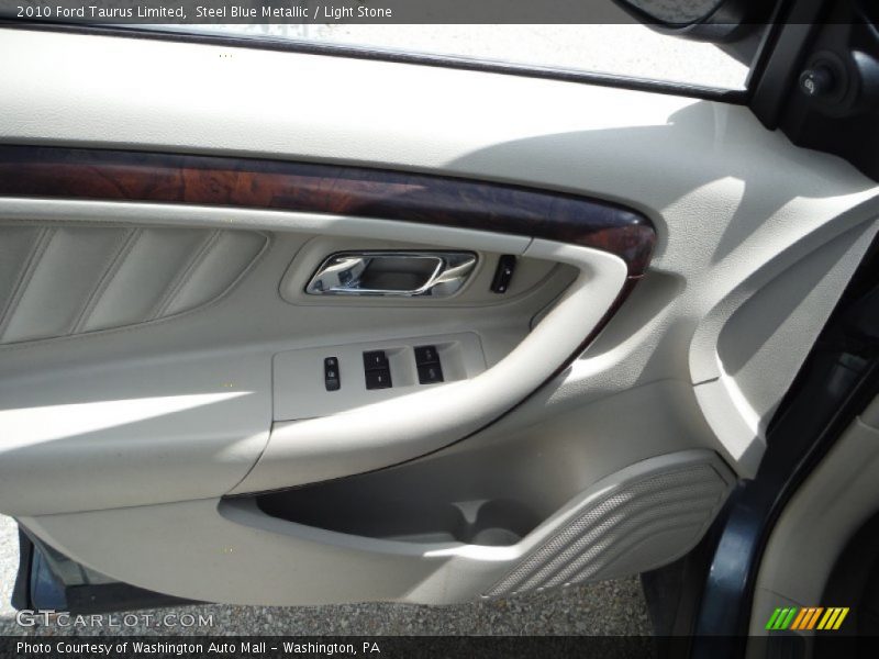 Steel Blue Metallic / Light Stone 2010 Ford Taurus Limited