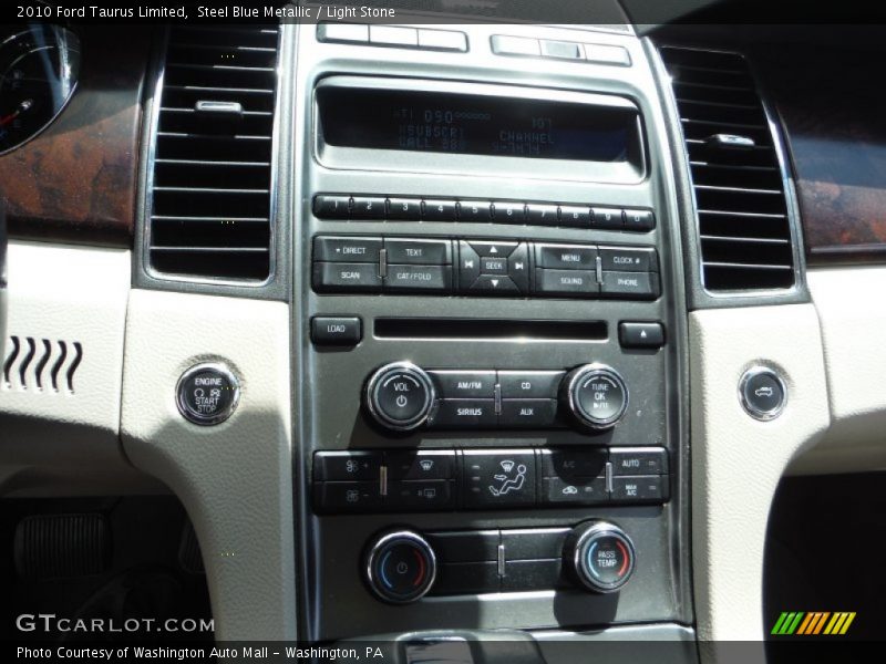 Steel Blue Metallic / Light Stone 2010 Ford Taurus Limited