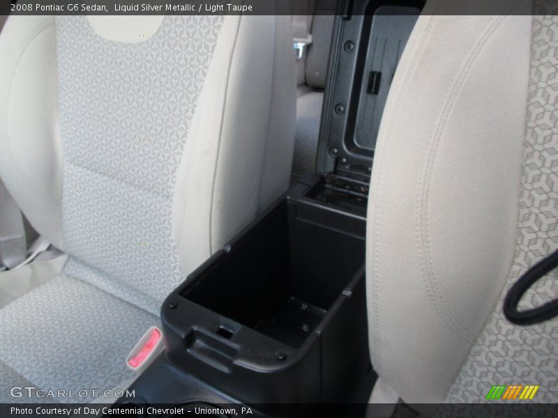 Liquid Silver Metallic / Light Taupe 2008 Pontiac G6 Sedan