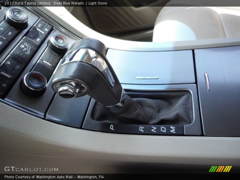 Steel Blue Metallic / Light Stone 2010 Ford Taurus Limited