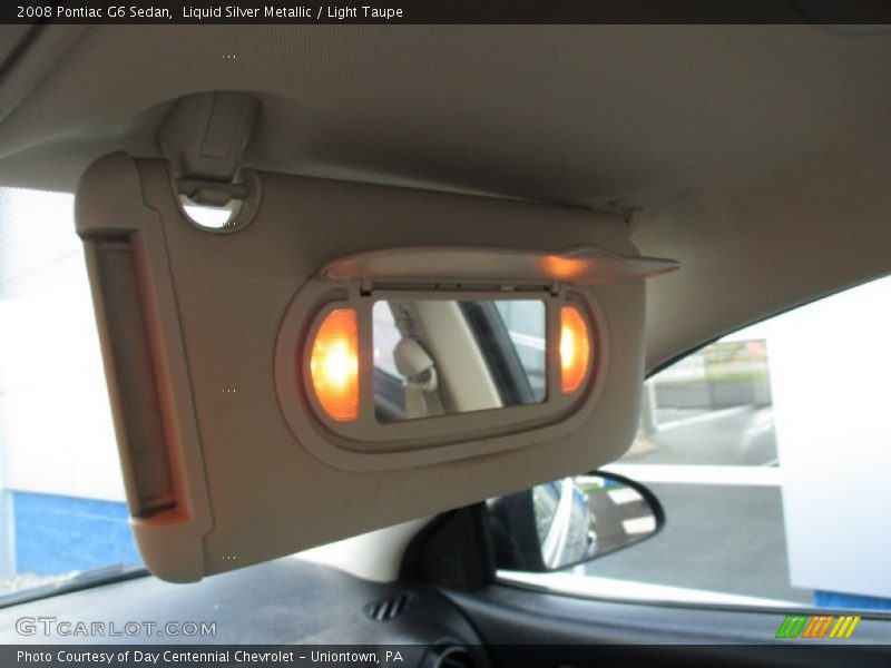 Liquid Silver Metallic / Light Taupe 2008 Pontiac G6 Sedan
