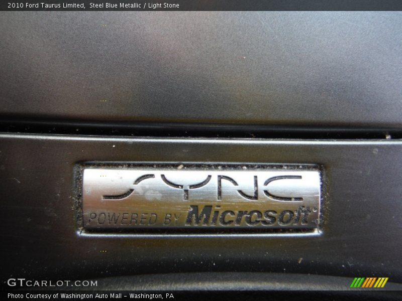 Steel Blue Metallic / Light Stone 2010 Ford Taurus Limited