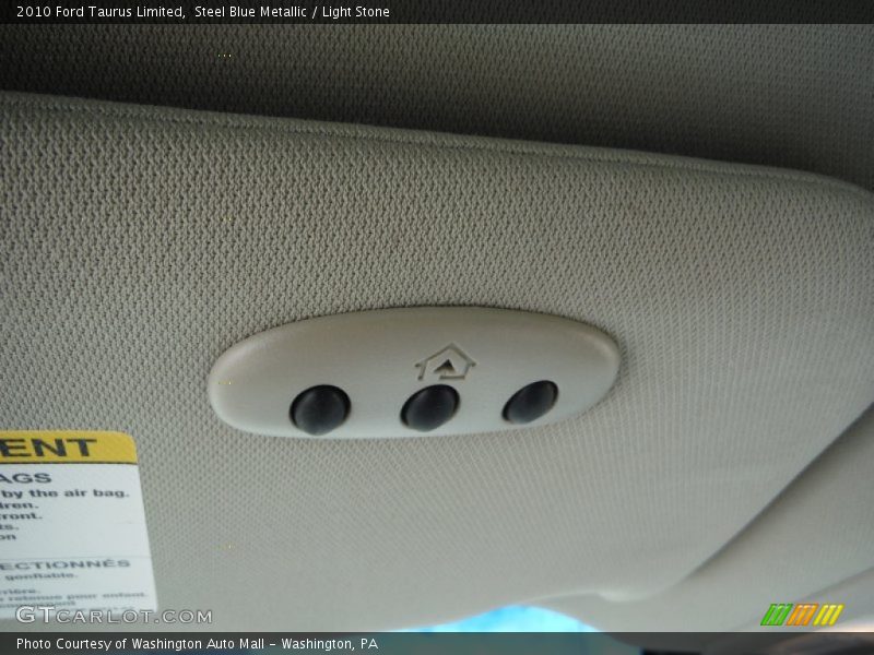 Steel Blue Metallic / Light Stone 2010 Ford Taurus Limited