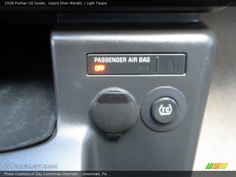 Liquid Silver Metallic / Light Taupe 2008 Pontiac G6 Sedan