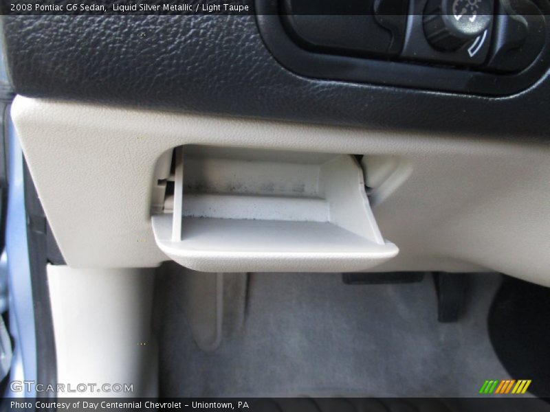 Liquid Silver Metallic / Light Taupe 2008 Pontiac G6 Sedan