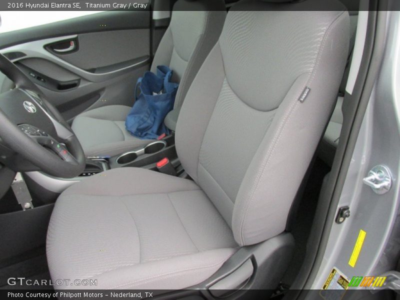 Titanium Gray / Gray 2016 Hyundai Elantra SE