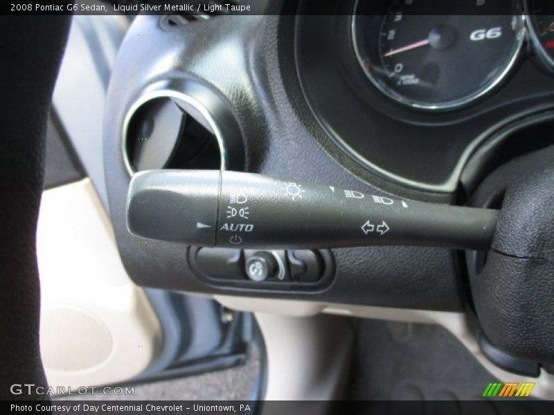 Liquid Silver Metallic / Light Taupe 2008 Pontiac G6 Sedan