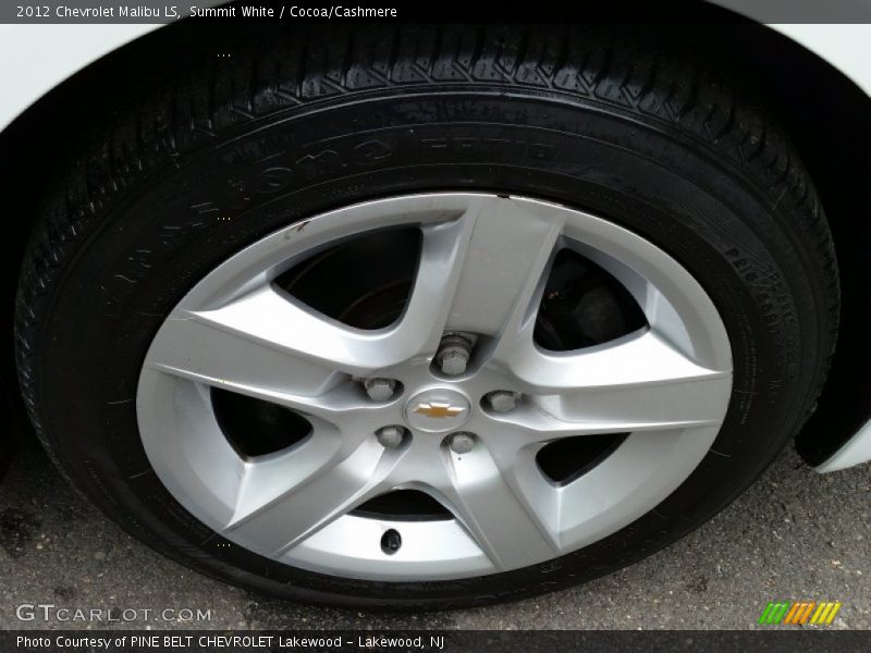 Summit White / Cocoa/Cashmere 2012 Chevrolet Malibu LS