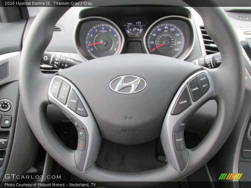 Titanium Gray / Gray 2016 Hyundai Elantra SE