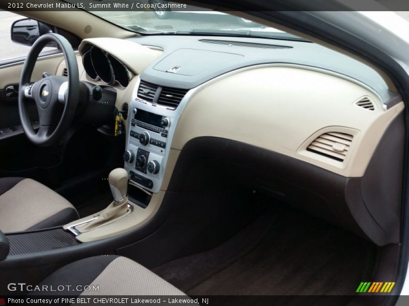 Summit White / Cocoa/Cashmere 2012 Chevrolet Malibu LS