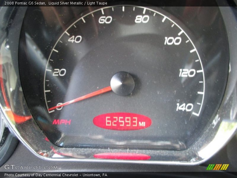Liquid Silver Metallic / Light Taupe 2008 Pontiac G6 Sedan