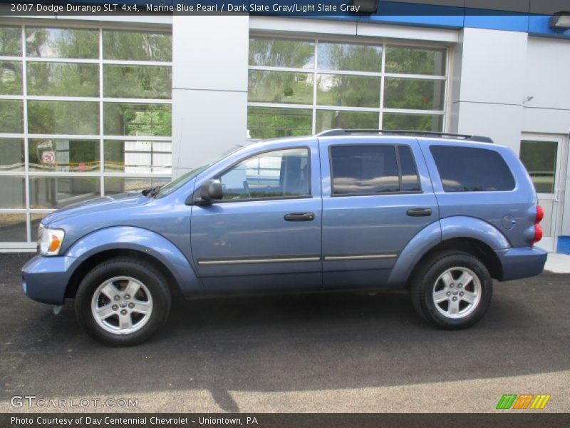 Marine Blue Pearl / Dark Slate Gray/Light Slate Gray 2007 Dodge Durango SLT 4x4