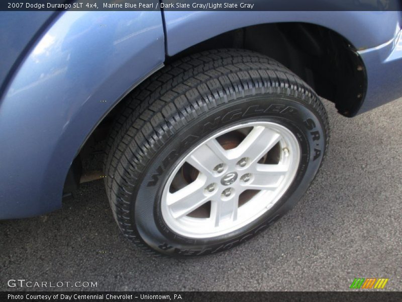 Marine Blue Pearl / Dark Slate Gray/Light Slate Gray 2007 Dodge Durango SLT 4x4
