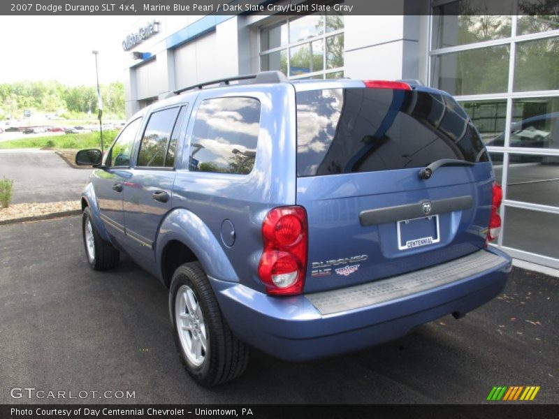 Marine Blue Pearl / Dark Slate Gray/Light Slate Gray 2007 Dodge Durango SLT 4x4