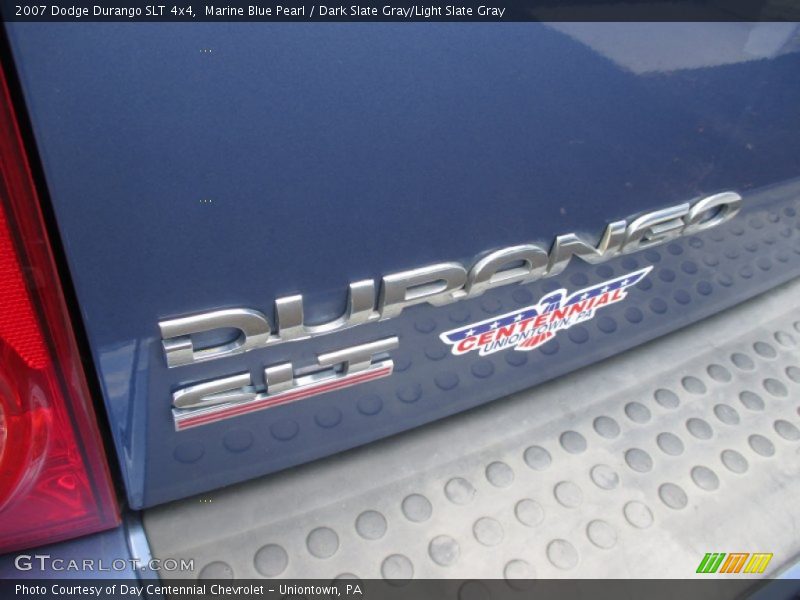 Marine Blue Pearl / Dark Slate Gray/Light Slate Gray 2007 Dodge Durango SLT 4x4