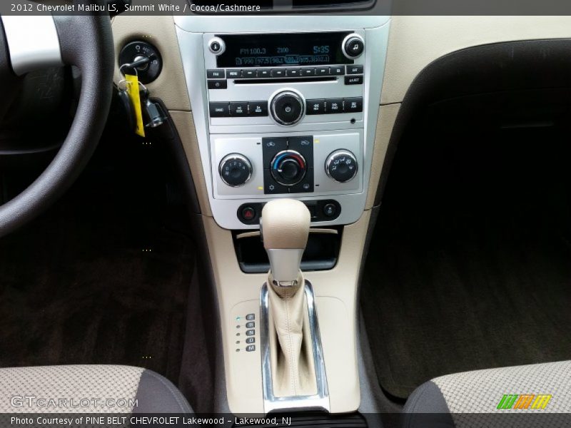 Summit White / Cocoa/Cashmere 2012 Chevrolet Malibu LS