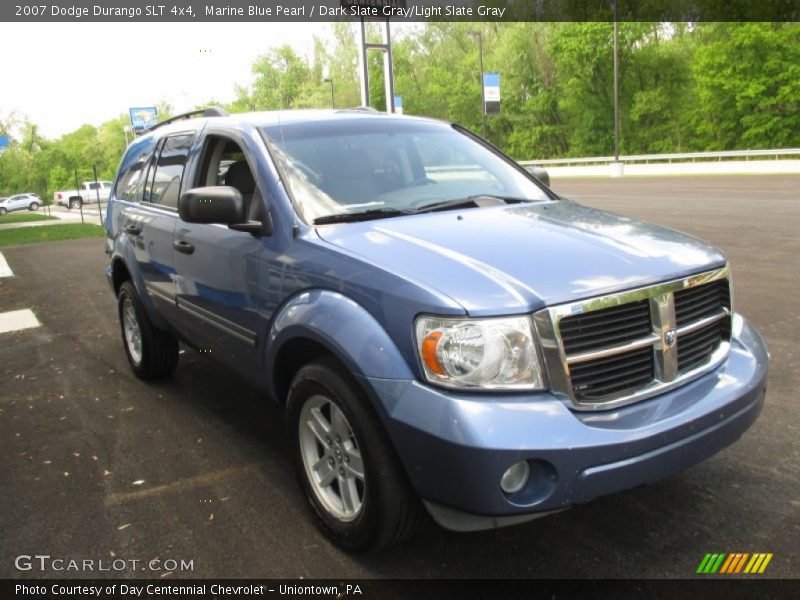 Marine Blue Pearl / Dark Slate Gray/Light Slate Gray 2007 Dodge Durango SLT 4x4