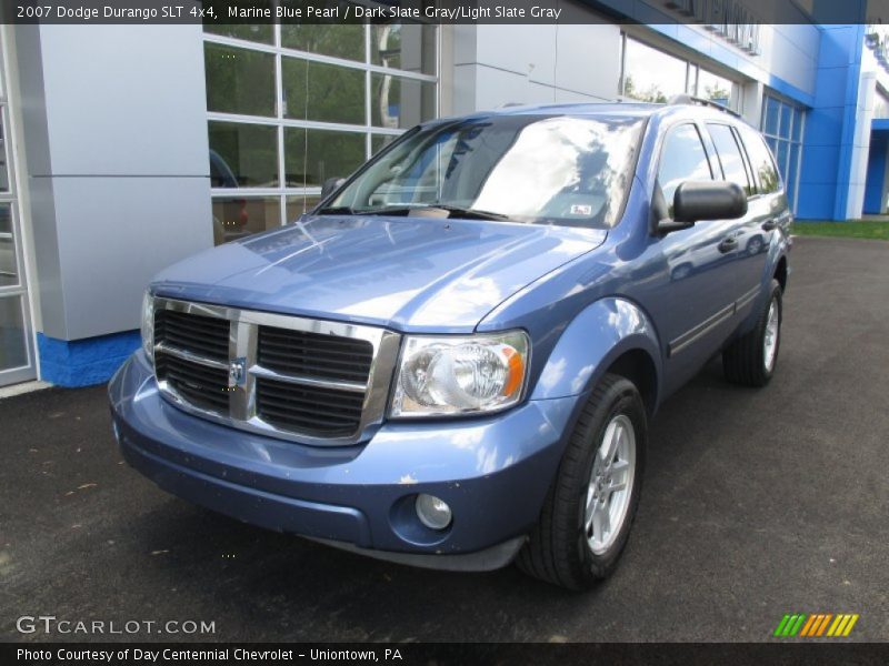 Marine Blue Pearl / Dark Slate Gray/Light Slate Gray 2007 Dodge Durango SLT 4x4
