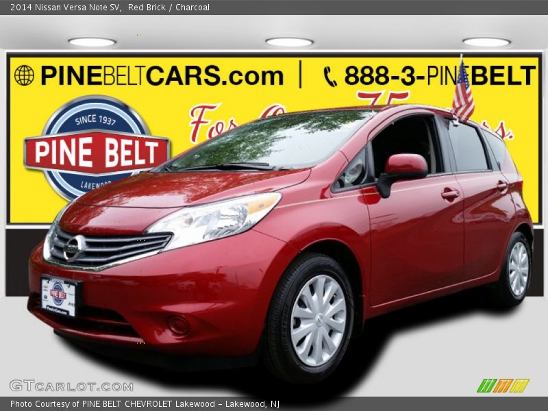 Red Brick / Charcoal 2014 Nissan Versa Note SV
