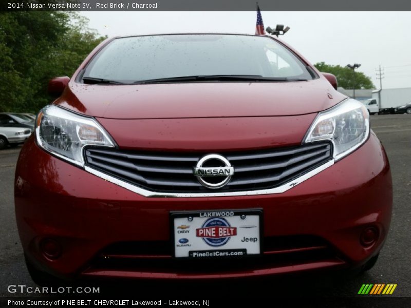 Red Brick / Charcoal 2014 Nissan Versa Note SV