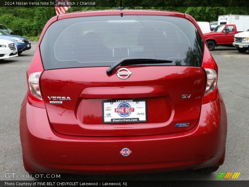 Red Brick / Charcoal 2014 Nissan Versa Note SV