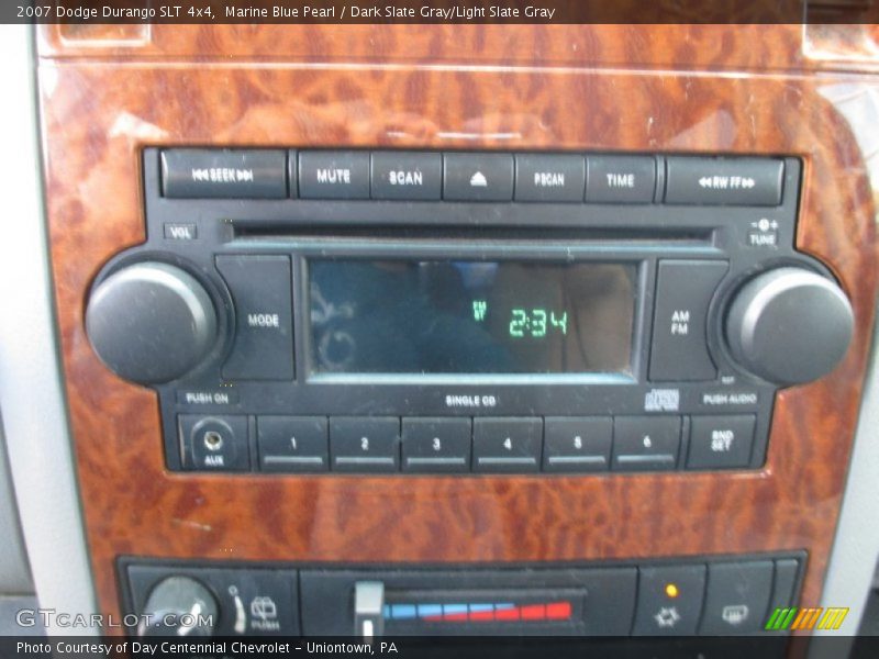 Marine Blue Pearl / Dark Slate Gray/Light Slate Gray 2007 Dodge Durango SLT 4x4