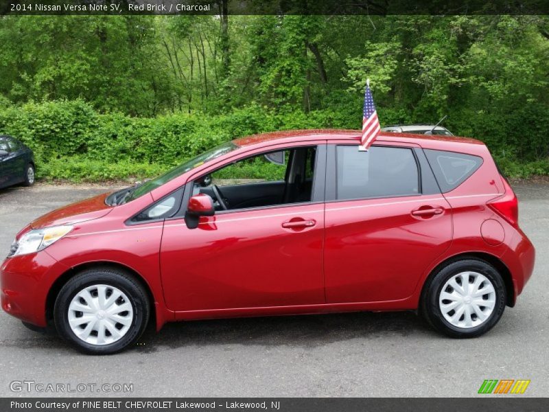 Red Brick / Charcoal 2014 Nissan Versa Note SV