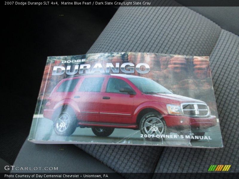 Marine Blue Pearl / Dark Slate Gray/Light Slate Gray 2007 Dodge Durango SLT 4x4