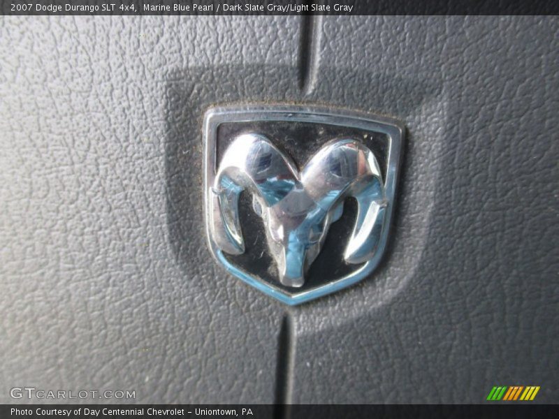 Marine Blue Pearl / Dark Slate Gray/Light Slate Gray 2007 Dodge Durango SLT 4x4