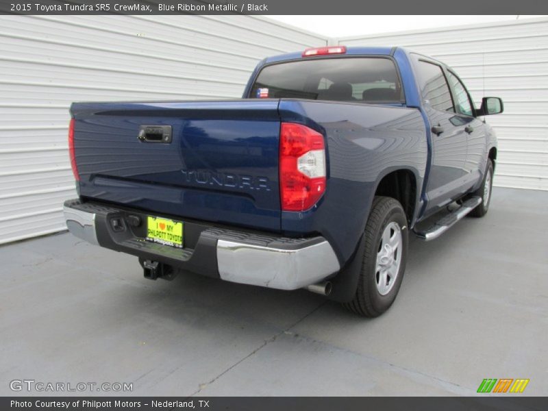 Blue Ribbon Metallic / Black 2015 Toyota Tundra SR5 CrewMax
