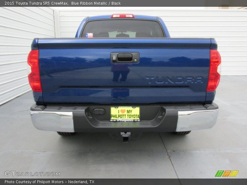 Blue Ribbon Metallic / Black 2015 Toyota Tundra SR5 CrewMax