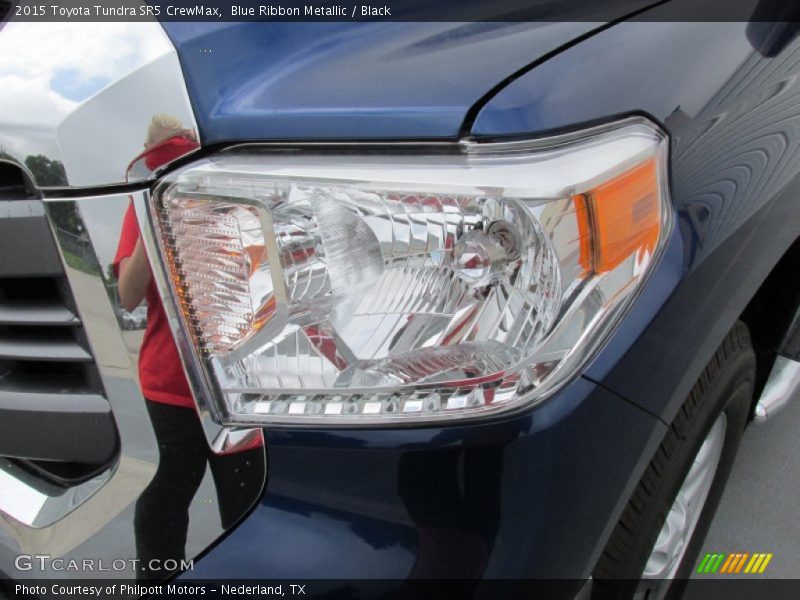 Blue Ribbon Metallic / Black 2015 Toyota Tundra SR5 CrewMax