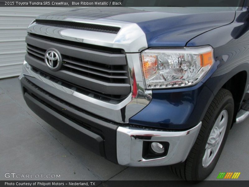 Blue Ribbon Metallic / Black 2015 Toyota Tundra SR5 CrewMax