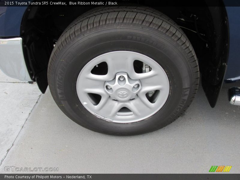 Blue Ribbon Metallic / Black 2015 Toyota Tundra SR5 CrewMax