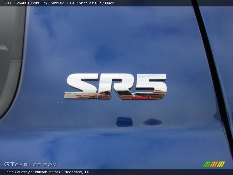 Blue Ribbon Metallic / Black 2015 Toyota Tundra SR5 CrewMax