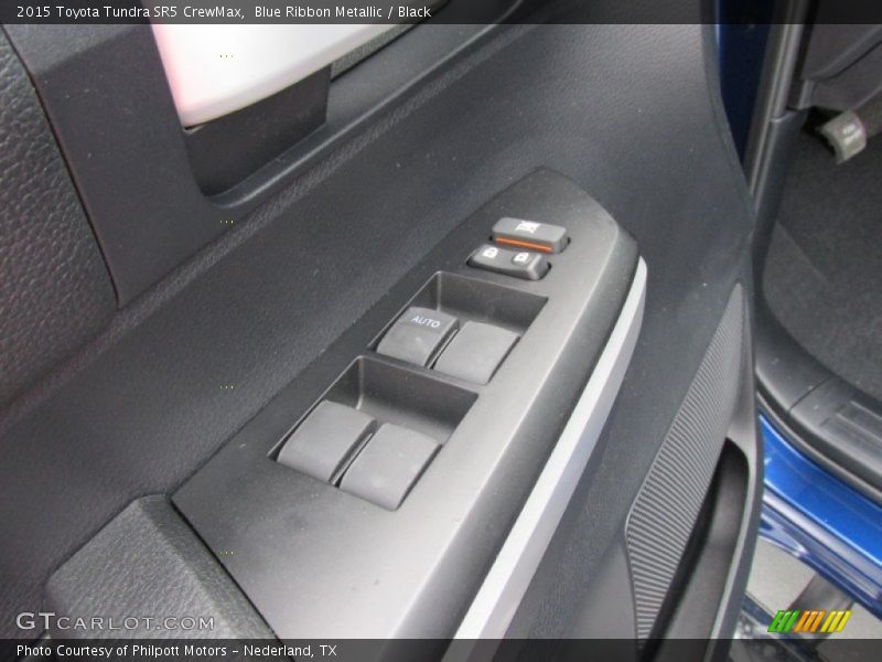Blue Ribbon Metallic / Black 2015 Toyota Tundra SR5 CrewMax
