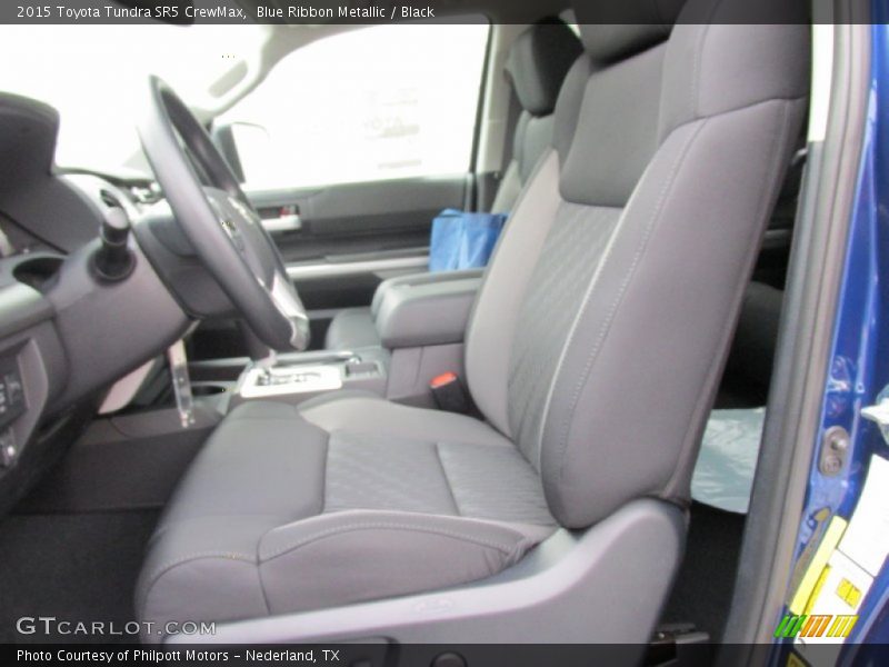 Blue Ribbon Metallic / Black 2015 Toyota Tundra SR5 CrewMax