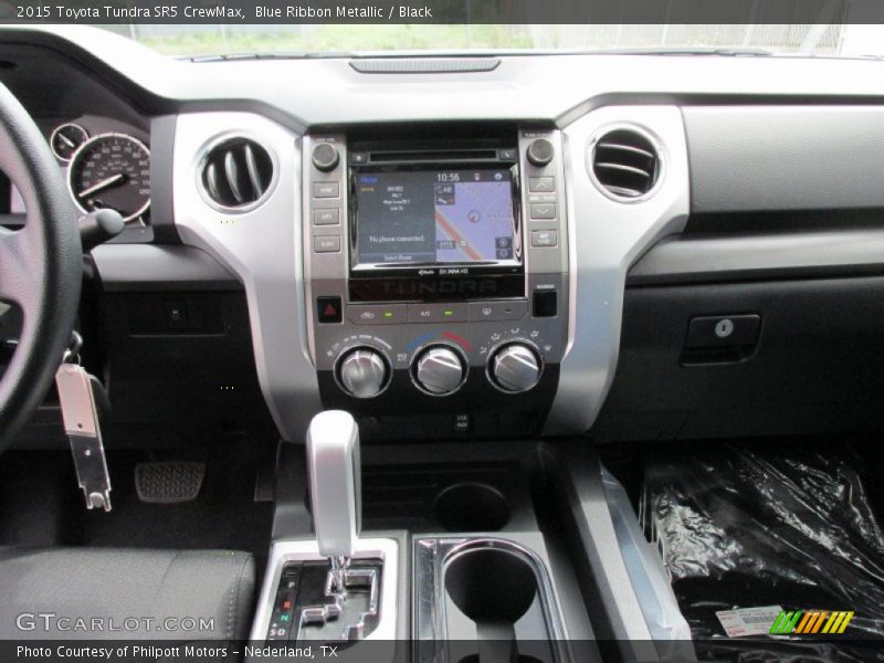Blue Ribbon Metallic / Black 2015 Toyota Tundra SR5 CrewMax