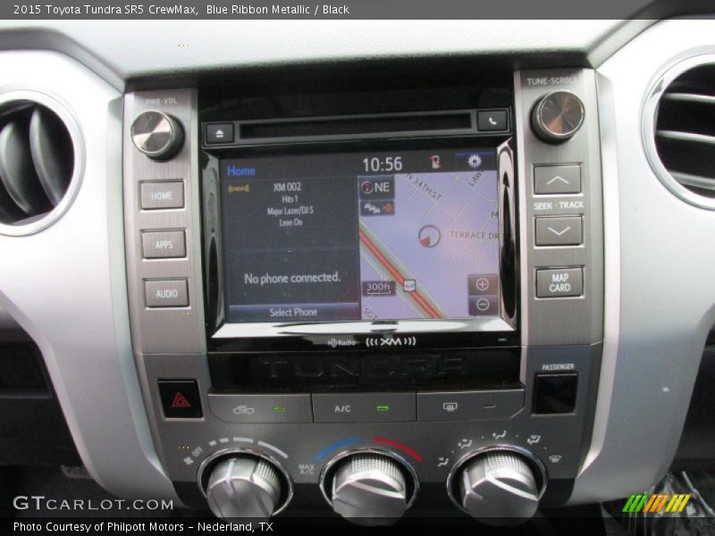 Blue Ribbon Metallic / Black 2015 Toyota Tundra SR5 CrewMax