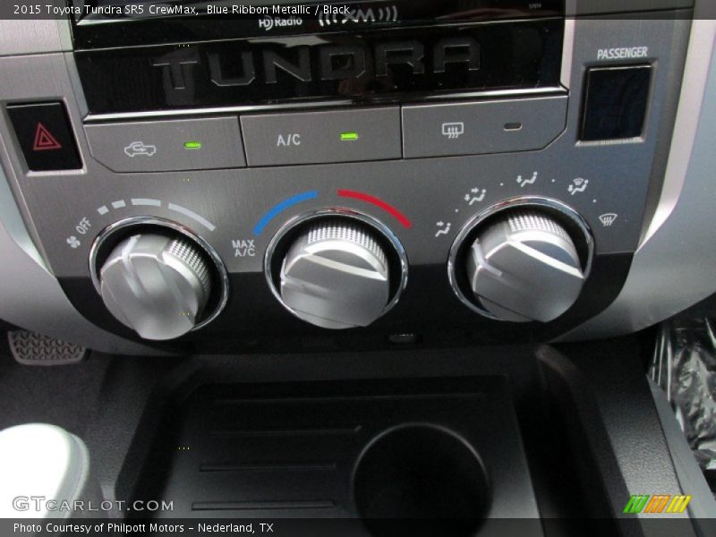 Blue Ribbon Metallic / Black 2015 Toyota Tundra SR5 CrewMax