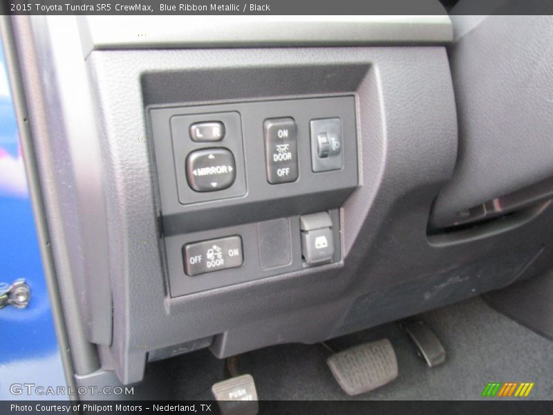 Blue Ribbon Metallic / Black 2015 Toyota Tundra SR5 CrewMax