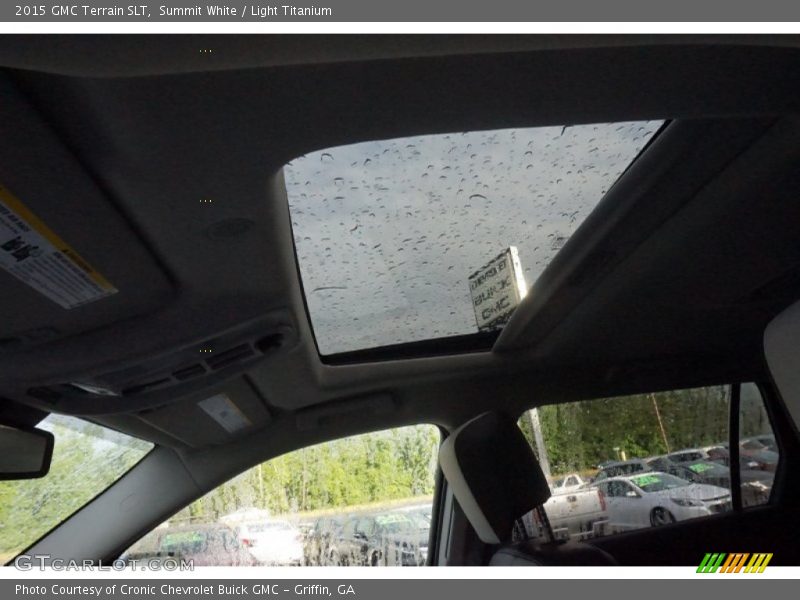 Summit White / Light Titanium 2015 GMC Terrain SLT