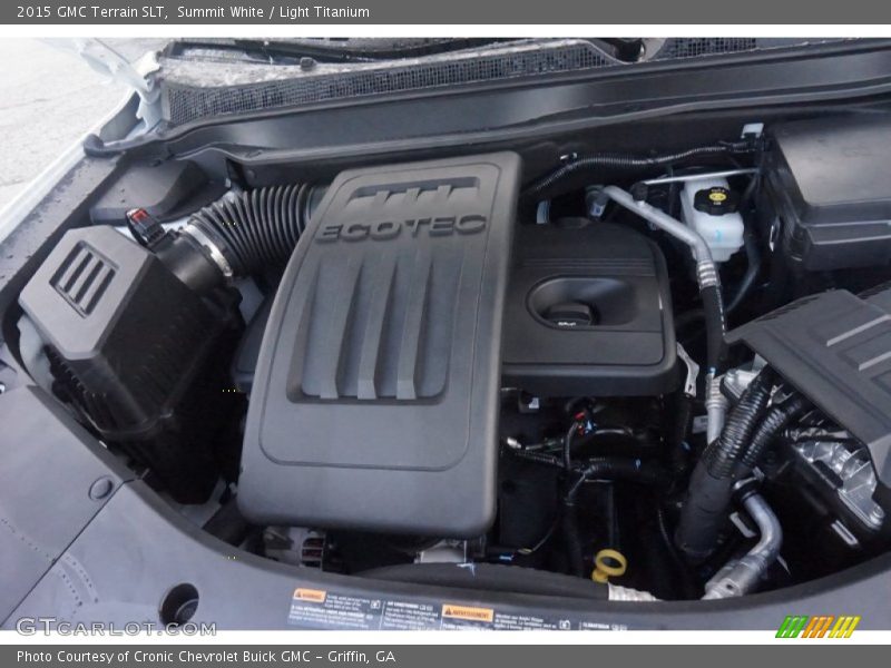 Summit White / Light Titanium 2015 GMC Terrain SLT