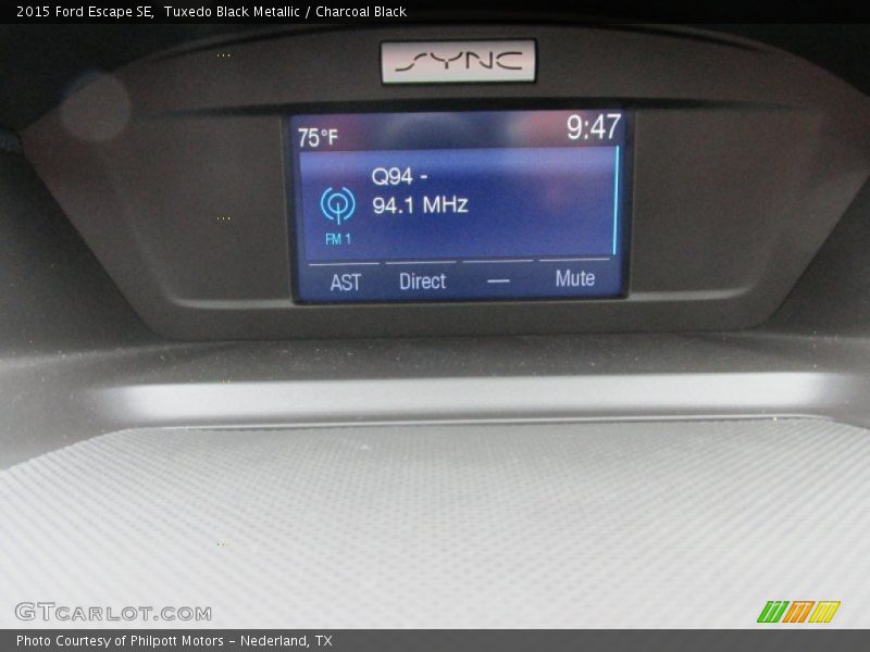 Tuxedo Black Metallic / Charcoal Black 2015 Ford Escape SE