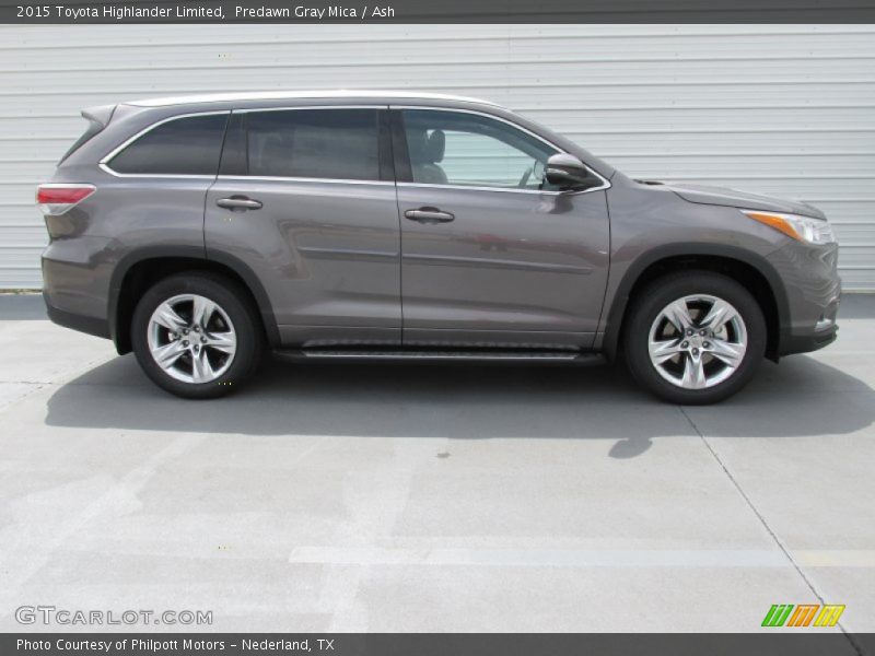 Predawn Gray Mica / Ash 2015 Toyota Highlander Limited