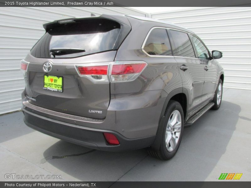 Predawn Gray Mica / Ash 2015 Toyota Highlander Limited