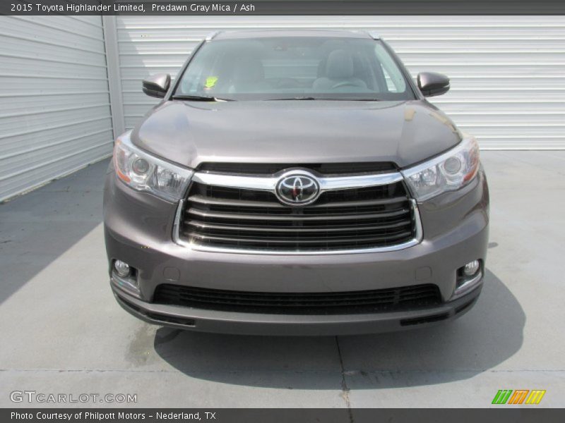 Predawn Gray Mica / Ash 2015 Toyota Highlander Limited